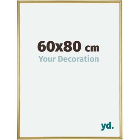 yd. - Cadre photo 60x80 - Or - Plastique - Annecy