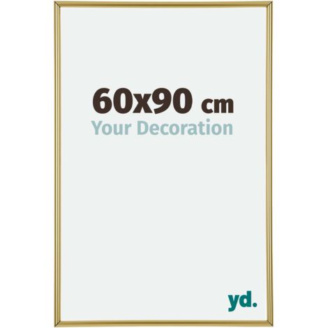 yd. - Cadre photo 60x90 - Or - Plastique - Annecy