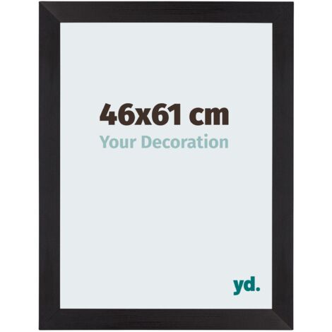 yd. - Cadre photo 46x61 - Noir Grain de Bois - MDF - Mura