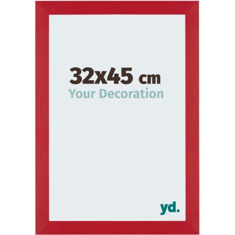 yd. - Cadre photo 32x45 - Rouge - MDF - Mura (1/5)