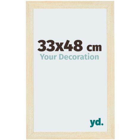 yd. - Cadre photo 33x48 - Sable Patine - MDF - Mura