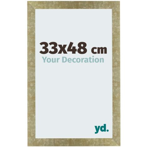 yd. - Cadre photo 33x48 - Or Antique - MDF - Mura