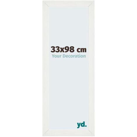 yd. - Cadre photo 33x98 - Blanc Patine - MDF - Mura (1/5)