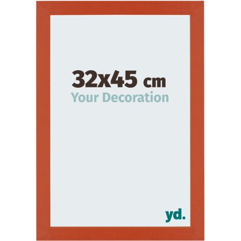 yd. - Cadre photo 32x45 - Orange - MDF - Mura