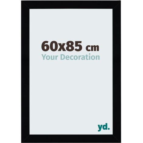 yd. - Cadre photo 60x85 - Noir Brillant - MDF - Mura