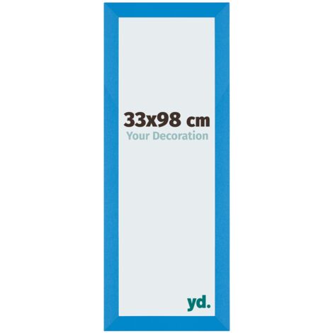 yd. - Cadre photo 33x98 - Bleu Brillant - MDF - Mura
