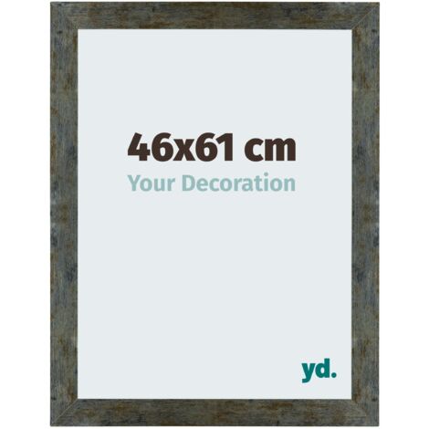 yd. - Cadre photo 46x61 - Bleu Or Melange - MDF - Mura