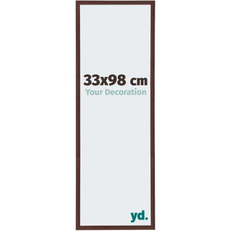 yd. - Cadre photo 33x98 - Brun - Plastique - Annecy