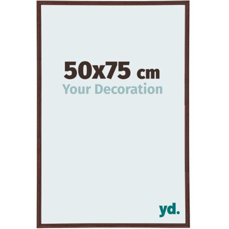 yd. - Cadre photo 50x75 - Brun - Plastique - Annecy