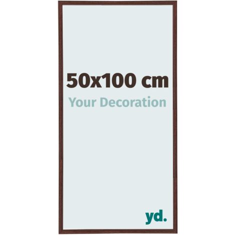 yd. - Cadre photo 50x100 - Brun - Plastique - Annecy