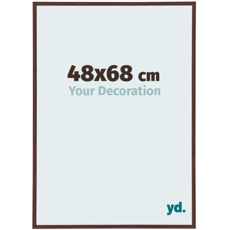 yd. - Cadre photo 48x68 - Brun - Plastique - Annecy