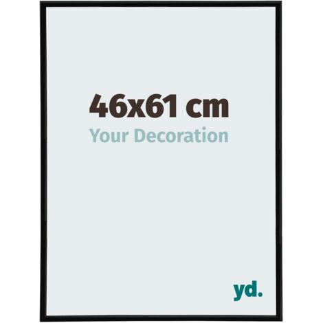 yd. - Cadre photo 46x61 - Noir Brillant - Plastique - Annecy