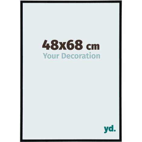 yd. - Cadre photo 48x68 - Noir Mat - Plastique - Annecy
