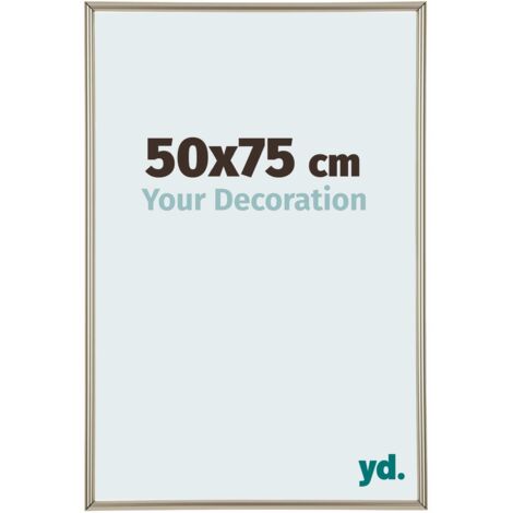 yd. - Cadre photo 50x75 - Champagne - Plastique - Annecy