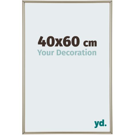 yd. - Cadre photo 40x60 - Champagne - Plastique - Annecy