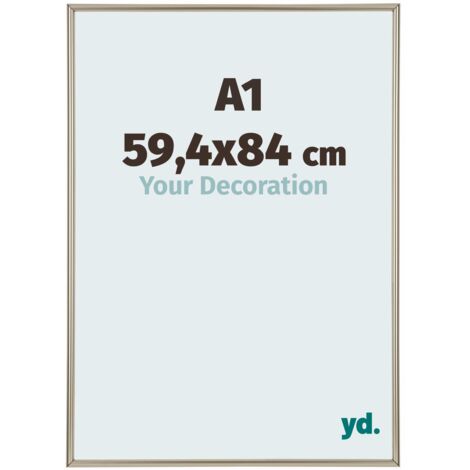 yd. - Cadre photo A1 59.4x84 - Champagne - Plastique - Annecy
