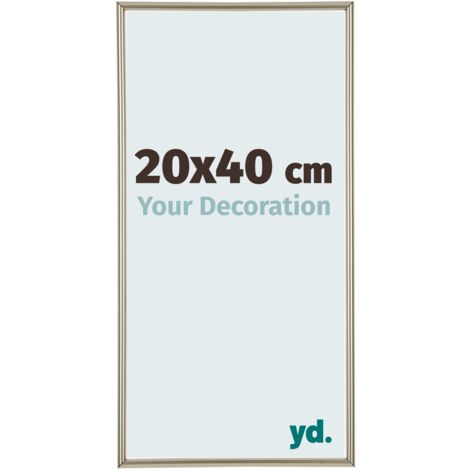 yd. - Cadre photo 20x40 - Champagne - Plastique - Annecy