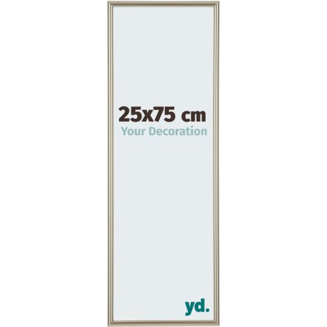 yd. - Cadre photo 25x75 - Champagne - Plastique - Annecy