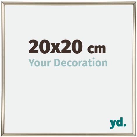 yd. - Cadre photo 20x20 - Champagne - Plastique - Annecy
