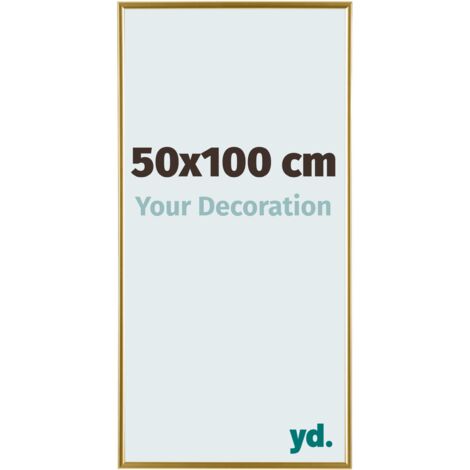 yd. - Cadre photo 50x100 - Or - Plastique - Evry