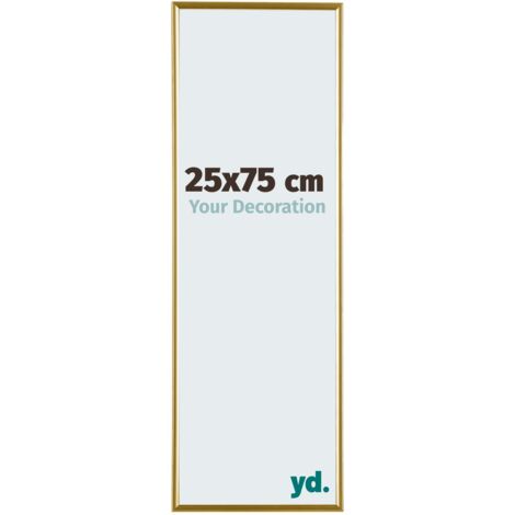 yd. - Cadre photo 25x75 - Or - Plastique - Evry