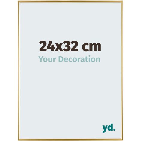 yd. - Cadre photo 24x32 - Or - Plastique - Evry