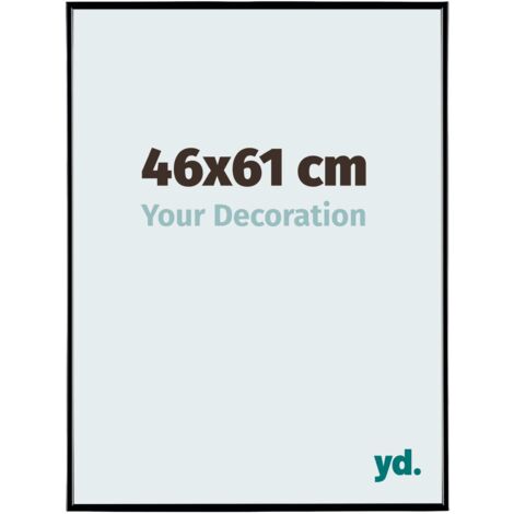 yd. - Cadre photo 46x61 - Noir Brillant - Plastique - Evry