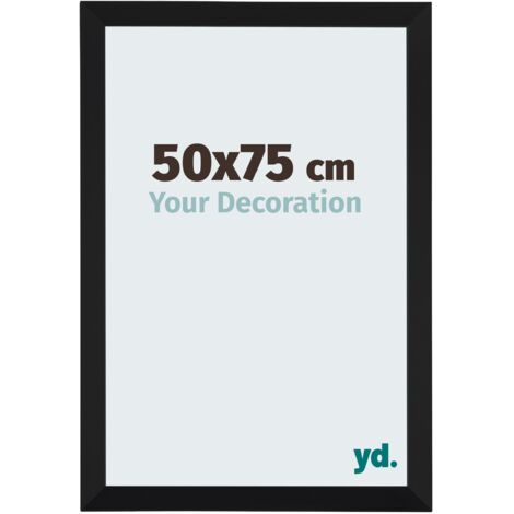 yd. - Cadre photo 50x75 - Noir Mat - MDF - Catania (1/5)