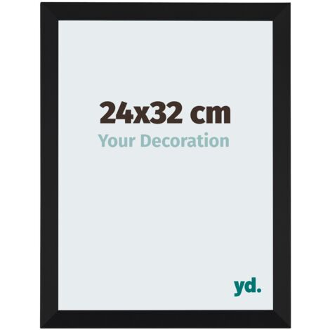 yd. - Cadre photo 24x32 - Noir Mat - MDF - Catania (1/5)