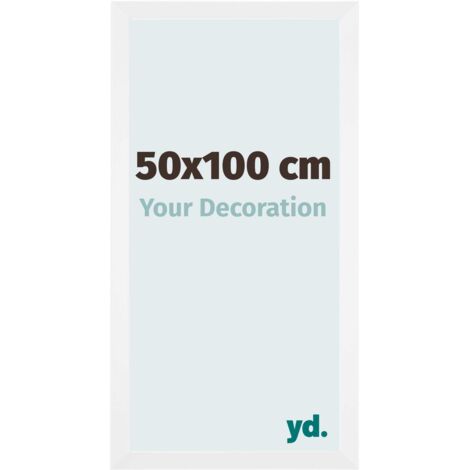 yd. - Cadre photo 50x100 - Blanc Mat - MDF - Catania (1/5)
