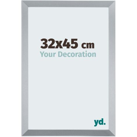 yd. - Cadre photo 32x45 - Argent Brillant - MDF - Catania (1/5)