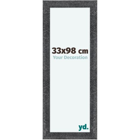 yd. - Cadre photo 33x98 - Gris Patine - MDF - Como (1/5)