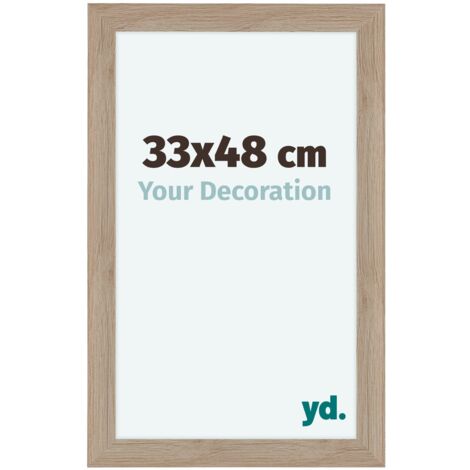 yd. - Cadre photo 33x48 - Chene Clair - MDF - Como (1/5)