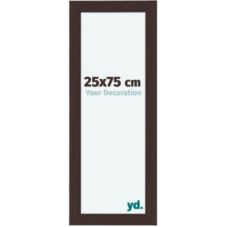 yd. - Cadre photo 25x75 - Chene Fonce - MDF - Como (1/5)
