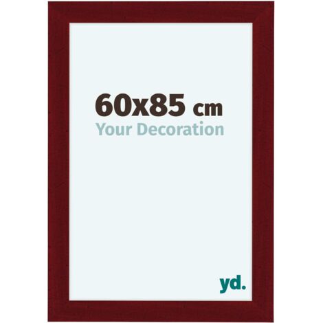 yd. - Cadre photo 60x85 - Vin Rouge Patine - MDF - Como (1/5)