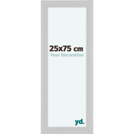 yd. - Cadre photo 25x75 - Blanc Brillant - MDF - Como (1/5)