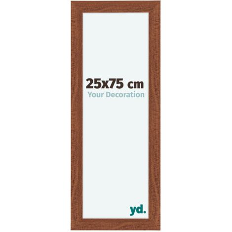 yd. - Cadre photo 25x75 - Noyer - MDF - Como (1/5)