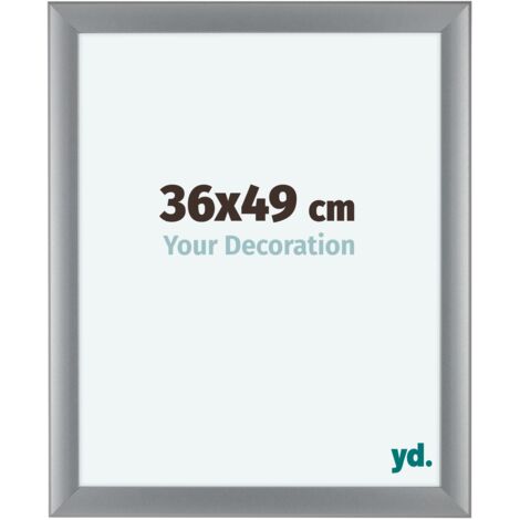 yd. - Cadre photo 36x49 - Argent Mat - MDF - Como (1/5)