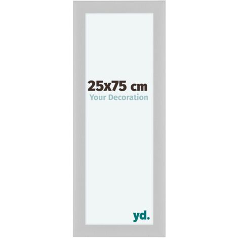 yd. - Cadre photo 25x75 - Blanc Mat - MDF - Como (1/5)