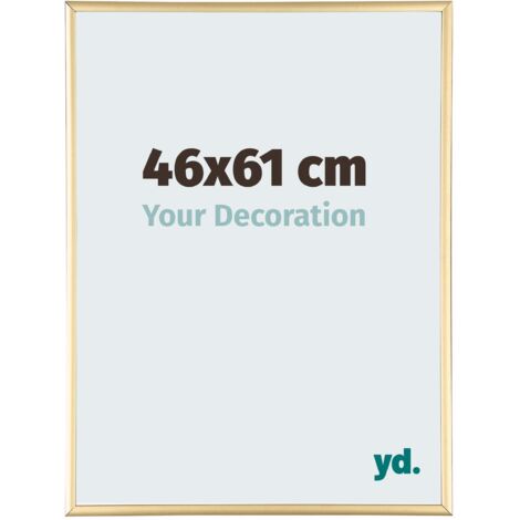 yd. - Cadre photo 46x61 - Or - Aluminium - Kent
