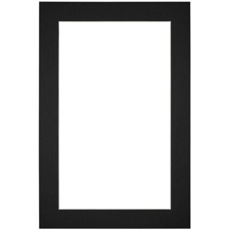 yd. - Cadre photo  - Noir - Carton 630 g/m2 - (1/4)