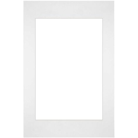 yd. - Cadre photo - Blanc - Carton 630 g/m2 - (1/4)
