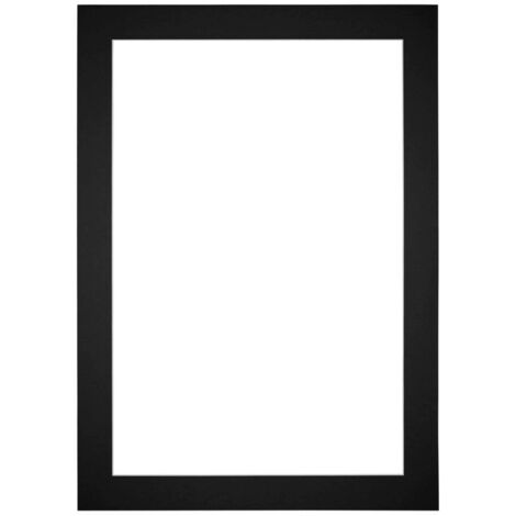 yd. - Cadre photo  - Noir - Carton 630 g/m2 - (1/4)