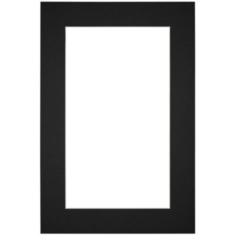 yd. - Cadre photo  - Noir - Carton 630 g/m2 - (1/4)