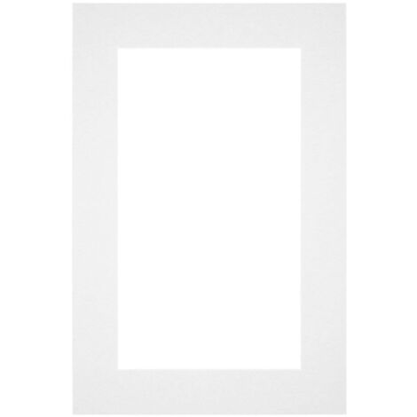 yd. - Cadre photo - Blanc - Carton 630 g/m2 - (1/4)