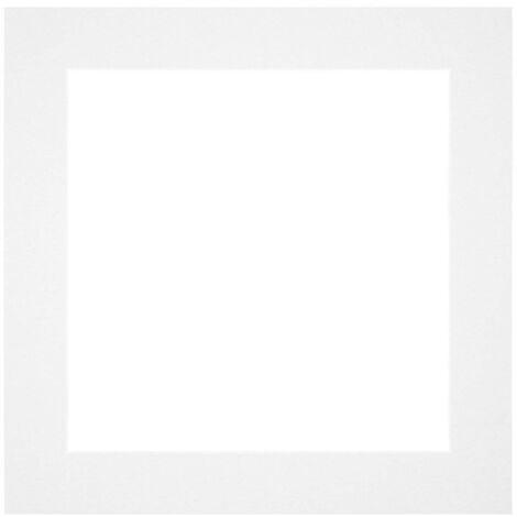 10 Passepartout Bianchi 20x20cm - Interno 14x14cm, Cartoncino Spesso Per Foto - Foto 7