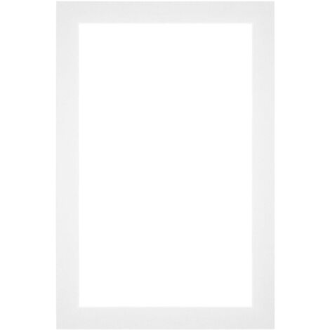yd. - Cadre photo - Blanc - Carton 630 g/m2 - (1/4)