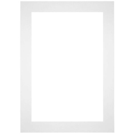 yd. - Cadre photo - Blanc - Carton 630 g/m2 - (1/4)