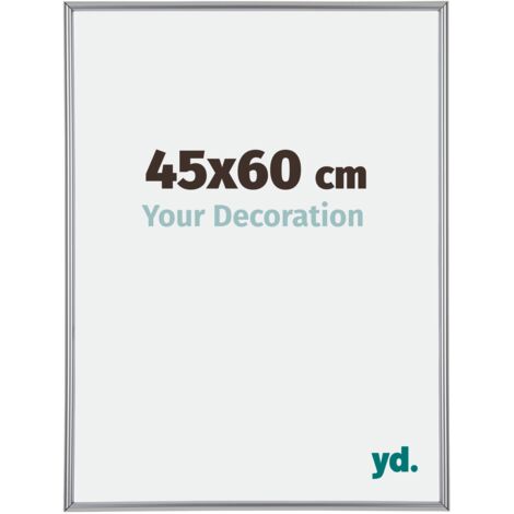Cadre Puzzle 45x60 cm - Argent Brillant - Plastique - Annecy. (1/5)