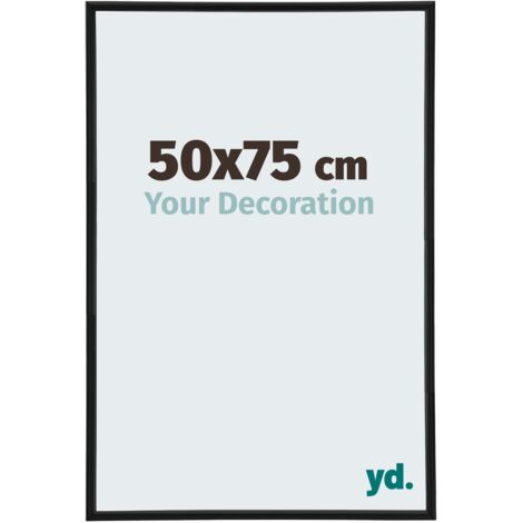 Cadre Puzzle 50x75 cm - Noir Mat - Plastique - Annecy.